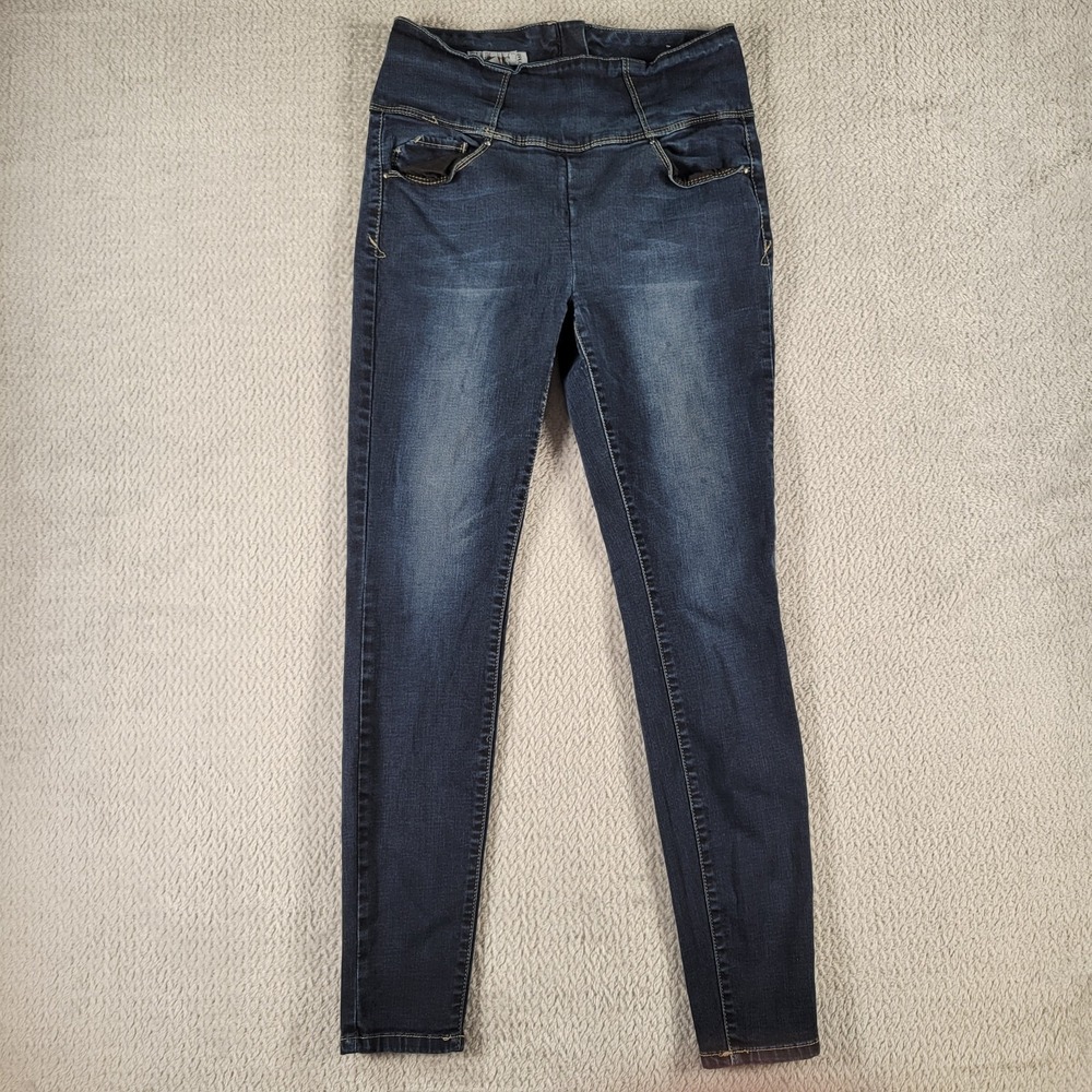 YMI WannaBettaShape rear zip blue jeans size 11